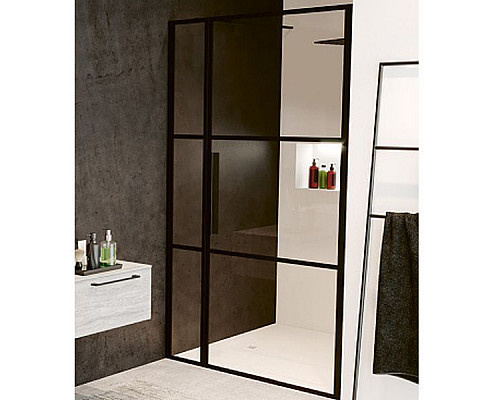 Santeh-Crystal.ru: Душевая дверь Riho Grid 130 G004006121 (GB1130000) профиль Черный стекло прозрачное Заказать Душевая дверь Riho Grid 130 G004006121 (GB1130000) профиль Черный стекло прозрачное в магазине сантехники Santeh-Crystal.ru