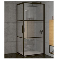Душевой уголок Riho Grid 100x90 G004014121 (GB2100090) профиль Черный стекло прозрачное