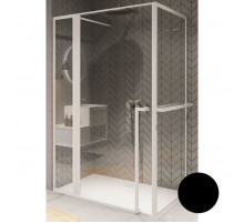 Душевой уголок Riho Lucid GD203 120х100 G005021121 (GD212B100) профиль Черный стекло прозрачное
