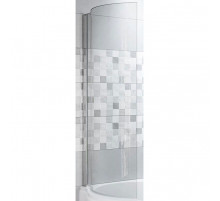 Шторка на ванну Riho Novik Z108 90 G003038120 (GZT91000891)  L профиль Хром стекло прозрачное