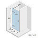 Заказать Душевая дверь Riho SZ Scandic NXT X104 118 L G001141120 (GX00592C1) профиль Хром стекло прозрачное в магазине сантехники Santeh-Crystal.ru