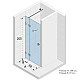 Купить Душевая дверь Riho SZ Scandic NXT X104 138 L G001027120 (GX00704C1) профиль Хром стекло прозрачное в магазине сантехники Santeh-Crystal.ru