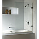 Приобрести Шторка на ванну Riho VZ Scandic NXT X107 80 P G001130120 (GX01032C2) профиль Хром стекло прозрачное в магазине сантехники Santeh-Crystal.ru