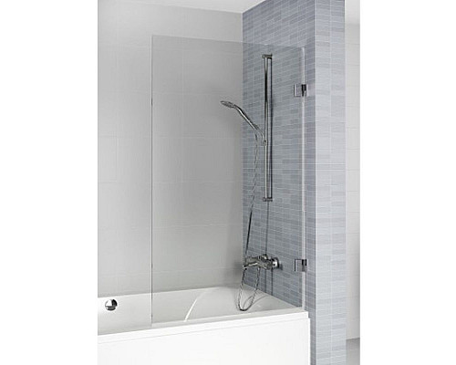 Приобрести Шторка на ванну Riho VZ Scandic NXT X107 80 P G001130120 (GX01032C2) профиль Хром стекло прозрачное в магазине сантехники Santeh-Crystal.ru