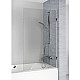 Приобрести Шторка на ванну Riho VZ Scandic NXT X107 80 P G001130120 (GX01032C2) профиль Хром стекло прозрачное в магазине сантехники Santeh-Crystal.ru