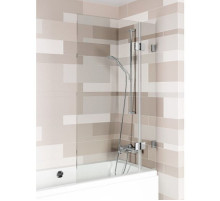 Шторка на ванну Riho VZ Scandic NXT X109V 85 P G001152120 (GX06042C2) профиль Хром стекло прозрачное