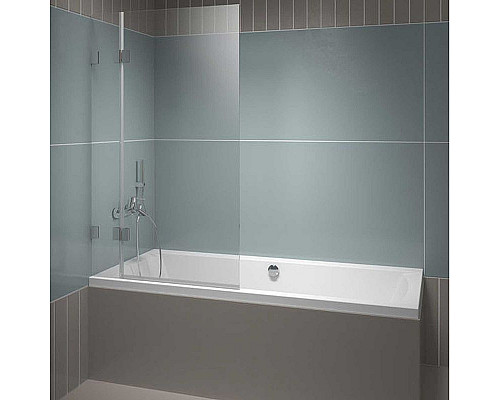 Купить Шторка на ванну Riho VZ Scandic NXT X109 85x150 L G001143120 (GX00162C1) профиль Хром стекло прозрачное в магазине сантехники Santeh-Crystal.ru