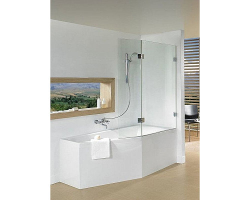 Приобрести Шторка на ванну Riho VZ Scandic NXT X500 Yukon 117 P G001164120 (GX00602C2) профиль Хром стекло прозрачное в магазине сантехники Santeh-Crystal.ru