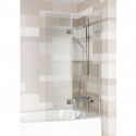 Шторка на ванну Riho VZ Scandic NXT X500 Yukon 117 P G001164120 (GX00602C2) профиль Хром стекло прозрачное