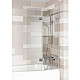 Приобрести Шторка на ванну Riho VZ Scandic NXT X500 Yukon 117 P G001164120 (GX00602C2) профиль Хром стекло прозрачное в магазине сантехники Santeh-Crystal.ru