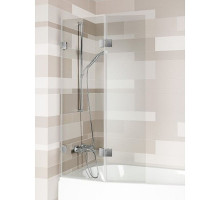 Шторка на ванну Riho VZ Scandic NXT X500 Delta 81 L G001169120 (GX00632C1) профиль Хром стекло прозрачное