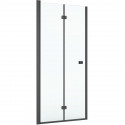 Душевая дверь Roca Capital 90 M4509016M профиль Черный стекло прозрачное