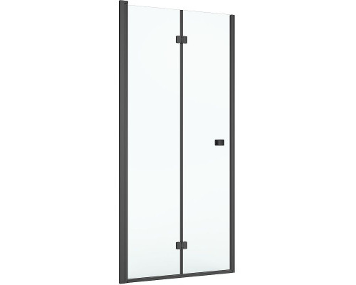 Купить Душевая дверь Roca Capital 90 M4509016M профиль Черный стекло прозрачное в магазине сантехники Santeh-Crystal.ru