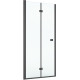 Купить Душевая дверь Roca Capital 90 M4509016M профиль Черный стекло прозрачное в магазине сантехники Santeh-Crystal.ru