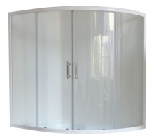 Шторка на ванну Royal Bath Alpine RB160ALP-T 160 профиль Белый стекло прозрачное