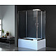 Приобрести Душевой уголок Royal Bath BP 100х80 RB8100BP-T-CH-L с поддоном с поддоном профиль Хром стекло прозрачное в магазине сантехники Santeh-Crystal.ru