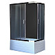 Приобрести Душевой уголок Royal Bath BP 100х80 RB8100BP-C-CH-L с поддоном профиль Хром стекло матовое в магазине сантехники Santeh-Crystal.ru