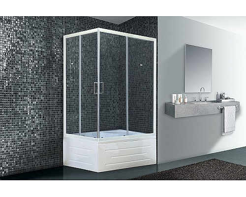 Santeh-Crystal.ru: Душевой уголок Royal Bath BP 100х80 RB8100BP-T-R с поддоном профиль Белый стекло прозрачное Приобрести Душевой уголок Royal Bath BP 100х80 RB8100BP-T-R с поддоном профиль Белый стекло прозрачное в магазине сантехники Santeh-Crystal.ru