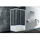 Приобрести Душевой уголок Royal Bath BP 100х80 RB8100BP-T-R с поддоном профиль Белый стекло прозрачное в магазине сантехники Santeh-Crystal.ru