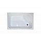 Приобрести Душевой уголок Royal Bath BP 100х80 RB8100BP-T-R с поддоном профиль Белый стекло прозрачное в магазине сантехники Santeh-Crystal.ru