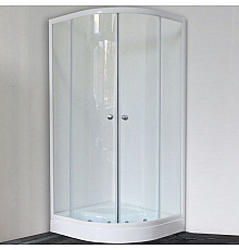 Душевой уголок Royal Bath HKD 90х90 RB 90 HKD-T без поддона профиль Белый стекло прозрачное
