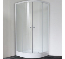 Душевой уголок Royal Bath HKD 100х100 RB 100 HKD-C без поддона профиль Белый стекло матовое