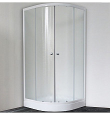 Душевой уголок Royal Bath HKD 100х100 RB 100 HKD-C без поддона профиль Белый стекло матовое