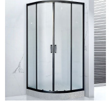 Душевой уголок Royal Bath HKD 90х90 RB90HKD-C-BL профиль Черный стекло матовое