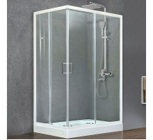 Душевой уголок Royal Bath HP 120х80 RB8120HP-T-R с поддоном профиль Белый стекло прозрачное