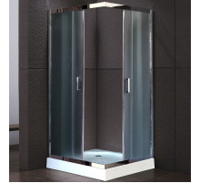 Душевой уголок Royal Bath HPD 80х80 RB80 HPD-C-CH без поддона профиль Хром стекло рифленое