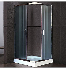 Душевой уголок Royal Bath HPD 80х80 RB80 HPD-C-CH без поддона профиль Хром стекло рифленое