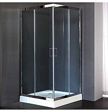 Душевой уголок Royal Bath HPD 80х80 RB80 HPD-T-CH без поддона профиль Хром стекло прозрачное
