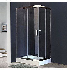 Душевой уголок Royal Bath HPD 100х80 RB8100 HPD-T-CH без поддона профиль Хром стекло прозрачное