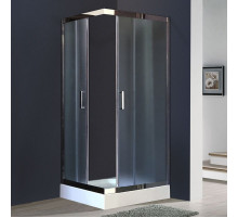 Душевой уголок Royal Bath HPD 100х80 RB8100 HPD-C-CH без поддона профиль Хром стекло рифленое