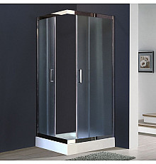 Душевой уголок Royal Bath HPD 100х80 RB8100 HPD-C-CH без поддона профиль Хром стекло рифленое