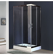 Душевой уголок Royal Bath HPD 100х90 RB9100 HPD-T-CH без поддона профиль Хром стекло прозрачное