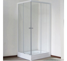 Душевой уголок Royal Bath HPD 90х80 RB 8090 HPD-T без поддона профиль Белый стекло прозрачное