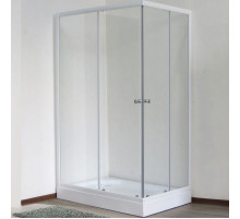 Душевой уголок Royal Bath HPD 100х80 RB 8100 HPD-T без поддона профиль Белый стекло прозрачное