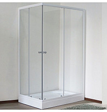 Душевой уголок Royal Bath HPD 100х90 RB 9100 HPD-T без поддона профиль Белый стекло прозрачное