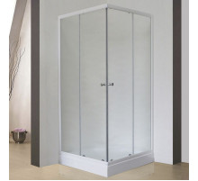 Душевой уголок Royal Bath HPD 75х75 RB75HPD-C без поддона профиль Белый стекло матовое