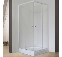 Душевой уголок Royal Bath HPD 75х80 RB8075HPD-T без поддона профиль Белый стекло прозрачное