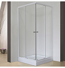 Душевой уголок Royal Bath HPD 75х80 RB8075HPD-T без поддона профиль Белый стекло прозрачное