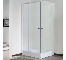 Душевой уголок Royal Bath HPD 75х90 RB9075HPD-T без поддона профиль Белый стекло прозрачное