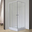 Душевой уголок Royal Bath HPD 85х80 RB8085HPD-T без поддона профиль Белый стекло прозрачное Душевой уголок Royal Bath HPD 85х80 RB8085HPD-T без поддона профиль Белый стекло прозрачное