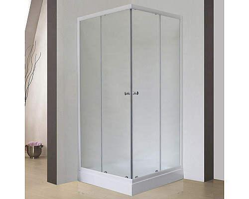 Santeh-Crystal.ru: Душевой уголок Royal Bath HPD 85х85 RB85HPD-C без поддона профиль Белый стекло матовое Заказать Душевой уголок Royal Bath HPD 85х85 RB85HPD-C без поддона профиль Белый стекло матовое в магазине сантехники Santeh-Crystal.ru