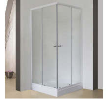 Душевой уголок Royal Bath HPD 85х90 RB9085HPD-C без поддона профиль Белый стекло матовое