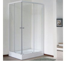 Душевой уголок Royal Bath HPD 85х100 RB1085HPD-T без поддона профиль Белый стекло прозрачное