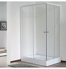Душевой уголок Royal Bath HPD 85х120 RB1285HPD-T без поддона профиль Белый стекло прозрачное