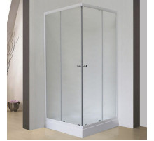 Душевой уголок Royal Bath HPD 95х100 RB1095HPD-C без поддона профиль Белый стекло матовое