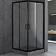 Купить Душевой уголок Royal Bath HPD 90х90 RB90HPD-T-BL профиль Черный стекло прозрачное в магазине сантехники Santeh-Crystal.ru
